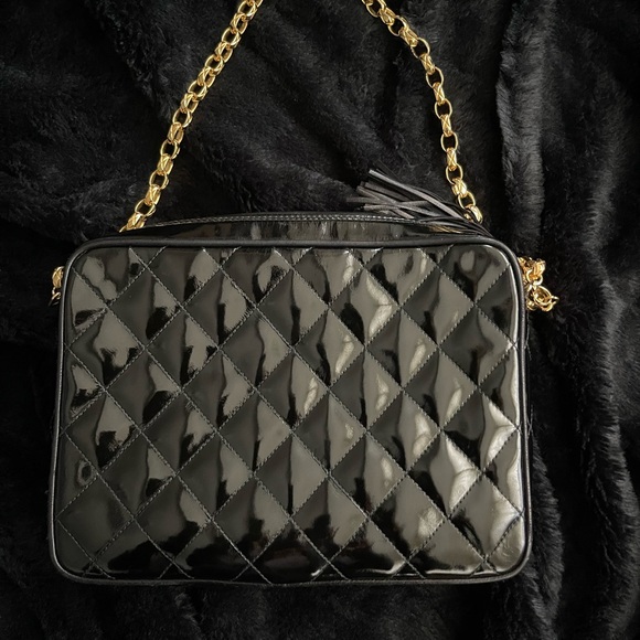 Vintage Chanel camera bag in patent leather - Picture 2 of 14